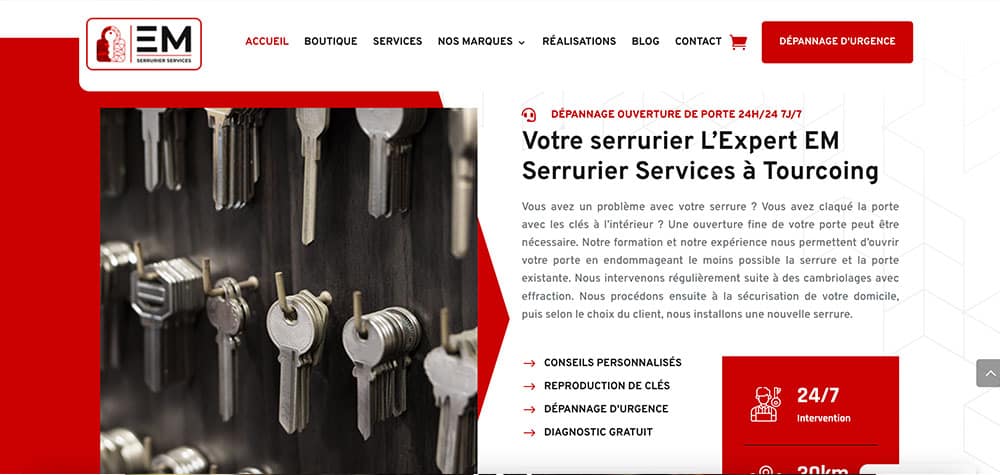 Site-WordPress-emserrurier